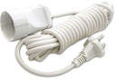 Удлинитель 1х5м без заземл. 6А IP44 УШ-6 ПВС 2х0.75 UNIVersal 5568953