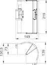 Угол внешний кабель-канала Rapid 80 70х210мм ABS-пласт. GK-AH70210RW бел. OBO 6273910