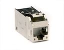 Модуль Keystone RJ45 CAT5E экранированный, серебристый
