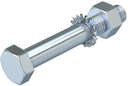 6408478 Комплект Болт+Шайба+Гайка M12x130 SKS 12x130 F
