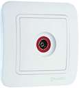 Розетка TV СП Lillium бел./бел. 16А IP20 Makel 70007
