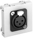 Розетка мультимедийная 1-м MTG-X3F L RW1 XLR разъем бел. OBO 6105210