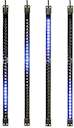 Электроукрашение "Тающая сосулька" 2х32LED 0.5м 1.5Вт син. двусторонняя 9.5В черн.корпус IP65 NEON-NIGHT 256-124