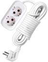 Удлинитель 2х3м с заземл. 10А IP20 У10-553 ПВС 3х0.75 UNIVersal 553-03
