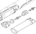 Муфта компактная для сращивания греющих кабелей Raychem S-150