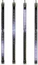 Электроукрашение "Тающая сосулька" 2х32LED 0.5м 1.5Вт бел. двусторонняя 9.5В черн. корпус IP65 NEON-NIGHT 256-125