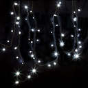 Гирлянда "ДЮРАПЛЕЙ" 12м 120LED 8Вт 220В IP54 черн. провод; бел. NEON-NIGHT 315-135