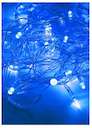 Гирлянда 10.8м (9.3+1.5) 100LED син. прозр. провод 8 режимов мигания IP20 син. Космос KOC_GIR100LED_B