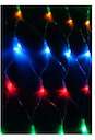 Гирлянда Сеть 1.8х1.7м 240LED с контроллером (разные режимы мигания) шнур 3м IP20 мультиколор Космос KOC_NET240LED_RGB