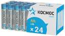 Элемент питания алкалиновый LR6 пласт. бокс (уп.24шт) Космос KOCLR6_24BOX