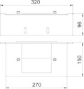 Пластина адаптерная I120 70х110BSKM-GW 0711 OBO 7216385
