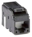 Модуль Keystone RJ45 CAT6 не экранированный, черный