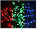 Гирлянда "LED-Шарики" 5м d=18мм 30LED RGB темно-зел. провод 3.6Вт 220В IP20 NEON-NIGHT 303-549