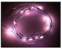 Гирлянда светодиодная Роса 2м 20LED розовый