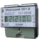 Счетчик "Меркурий" 201.8 1ф 5-80А 1 класс точн. 1 тариф. имп. вых. ЖКИ табло DIN-рейка Инкотекс 32681