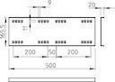 Соединитель продольный 160х500 WRVL 160 VA4571 OBO 6227730