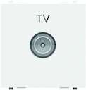 Механизм розетки TV 2мод. Zenit простой бел. ABB 2CLA225070N1101