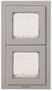 Рамка 2-м 2мод. Zenit монтажная + набор монтаж. IP55 FM сер. ABB 2CLA327200N1701