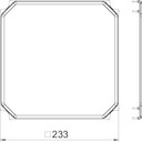 Уплотнитель плоский для регулируемых кассетных рамок FD 9 QNK2 OBO 7407109