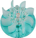 Светильник DLS-F114 "Fiore" G4 BLUE/CLEAR Fametto 10740
