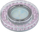 Светильник DLS-P102 "Peonia" GU5.3 CHROME/PINK Fametto 09986