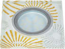 Светильник DLS-P201 "Peonia" GU5.3 CHROME/WHITE Fametto 09997