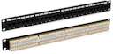 Патч-панель 19' 2U 48 портов RJ45 категория 5e Dual IDC ROHS черный