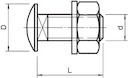 Болт с плоской головкой M10х25 FRS VA4301 OBO 6407537