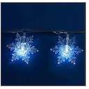 Гирлянда светодиодная «Снежинки-1» ULD-S0700-050/DTA WHITE IP20 SNOWFLAKES-1 с контроллером 50LED (дл.7м) Uniel 7930