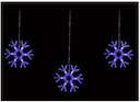 Гирлянда светодиодная "Снежинки-1" ULD-E1503-036/DTA BLUE IP20 SNOWFLAKES-1 1.5х3м 6 подвесов 36LED Uniel UL-00001406