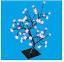 ULD-T3545-048/SBA PINK IP20 SAKURA Дерево светодиодное Сакура, 45 см. 48 светодиодов. Розовый свет. Провод черный. TM Uniel.