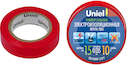 Лента изоляционная UIT-135P 10/15/01 RED 0.135х15 10м красн. Uniel 04513
