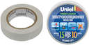 Лента изоляционная UIT-135P 10/15/01 WHT 0.135х15 10м бел. Uniel 04514