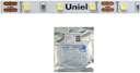 Лента светодиодная ULS-2835-60LED/м-8мм-IP20-DC12В-6Вт/м-5М-W на самоклеящейся основе в герметичной упаковке белый свет ТМ (уп.5м) Uniel UL-00000876