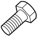 Винт для монтажа LT284-M6х20-C EATON 050325