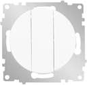 Механизм выключателя 3-кл. СП Florence 10А IP20 бел. OneKeyElectro 2172780