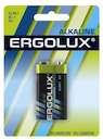 Элемент питания алкалиновый "крона" 6LR61 BL-1 6LR61 BL-1 9В Alkaline (блист.1шт) Ergolux 11753