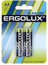 Элемент питания алкалиновый LR6 BL-2 LR6 BL-2 1.5В Alkaline (блист.2шт) Ergolux 11747