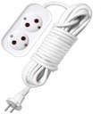 Удлинитель 2х10м без заземл. 6А IP20 У6-011М ПВС 2х0.75 UNIVersal 011М-10