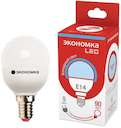 Лампа светодиодная GL45 9Вт Шарик E14 230В 6500К 880лм ЭКОНОМКА Eco_LED9wGL45E1465