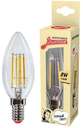 Лампа светодиодная Филамент 8Вт свеча 2700К E14 720лм 160-260В ЭКОНОМКА EcoLedFL8wCNE1427
