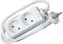 Удлинитель EX- 02-150 2х1.5м 10А/2.2кВт ПВС 3х1 JAZZway 4895205004382