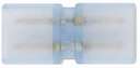 Соединитель контактный прямой UTC-K-12/A67-NNN CLEAR 025 POLYBAG для светодиодных лент 220В 10х7мм 2 контакта прозр. (уп.25шт) Uniel UL-00000868