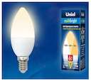 Лампа светодиодная LED-A60-10W/WW/E27/FR/MB грушевидная PLM11WH форма "А" мат. Multibright свет теплый бел. 3000К 100-50-10 упак. картон Uniel UL-00002371