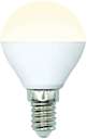 Лампа светодиодная LED-G45-6W/WW/E14/FR/MB PLM11WH форма "шар" мат. Multibright свет теплый бел. 3000К 100-50-10 упак. картон Uniel UL-00002375