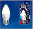 Лампа светодиодная LED 7вт 175-250В свеча матовая 600Лм Е27 3000К Uniel ЯРКАЯ