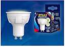 Лампа светодиодная LED 6вт 175-250В Форма JCDR матовый 500Лм GU10 3000К Uniel ЯРКАЯ