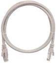 Патч-корд U/UTP 4 пары кат.6 (класс E) 250МГц 2хRJ45/8P8C BC (чистая медь) 24AWG (7х0.205мм) LSZH нг(А)-HFLTx сер. 0.3м NIKOMAX NMC-PC4UE55B-003-C-GY