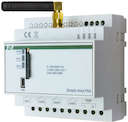 Реле дистанц. управления SIMply MAX P04 (встроенный GSM-коммуникатор; 4 входа и 4 выхода.; реле для дистанц.контрол. сост. и управл. удален. объект. с помощью SMS; 4 модуля; монтаж на DIN-рейке) F&F EA15.001.004