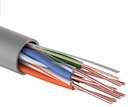 Кабель  UTP 4 х 2 х 0,50 мм, CU (медь), cat 5e, 100МГц, PVC серый, (бухта  50м)  REXANT